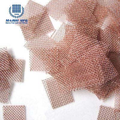 China Corrosion Resistance Copper Woven Wire Mesh for sale