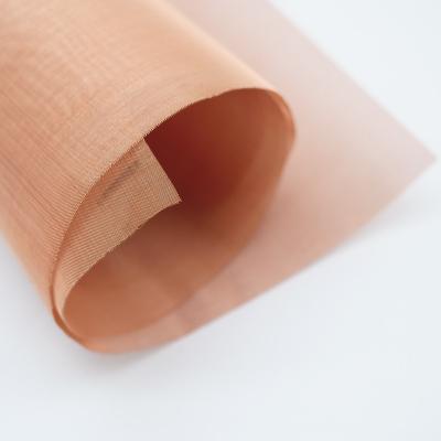 China Corrosion Resistant Pure Fine Copper Armor Wire Mesh for sale