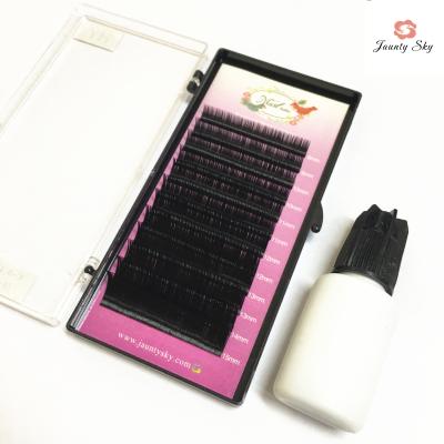 China Long promotion rocket natural flat eyelash extension quick drying cache wand proteid plate one by lashes for sale