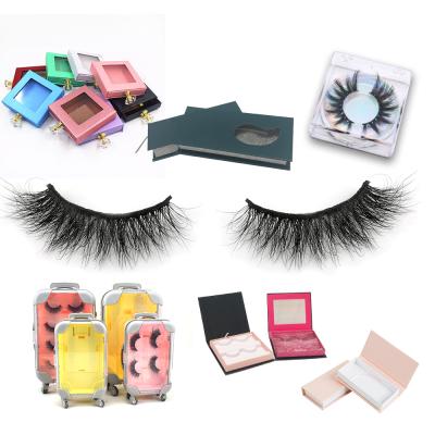 China Wholesale 100% Natural Mink Eyelashes 3D Real Mink Fur False Eyelash Eyelash Cruel Free Package Box for sale