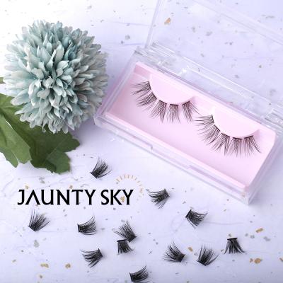 China Natural Volume Lash Extension Premade Fan 12/24/48 Group Lashes Fan Lash Pre Lash Volume Lasehs DIY Lash Extension for sale