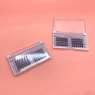 China Professional Wholesale Natural Long Tweezers Private Label Pre Fanned Microbrush Extensions 10d Micro Eyelash Extension Trays for sale