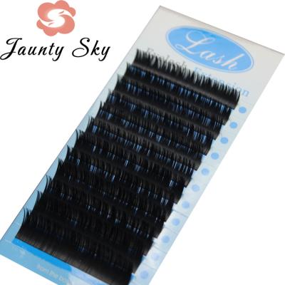 China Natural Soft Ellipse Mink Eyelash Extension Faux Hair Eyelash Extension Supplier Fake Mink Lashes Extension Flat Lashes Super Soft for sale