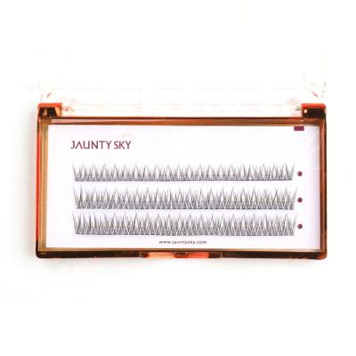 China Luxury volume whips eyelash extension premade fan 12/24/48 group eyelash fan pre whips volume lasehs DIY eyelash extension for sale