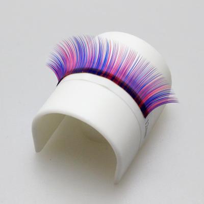 China Chinese factory hot sale conical eyelashes colors with wholesale price for sale