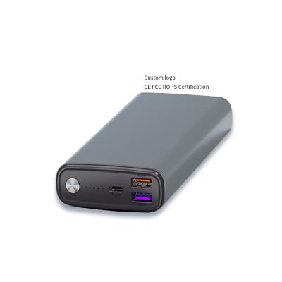 China PD 20000mah AC Outlet Quick Charging Power Bank Support 22.5w Charging 65w Power Bank For Laptop for sale