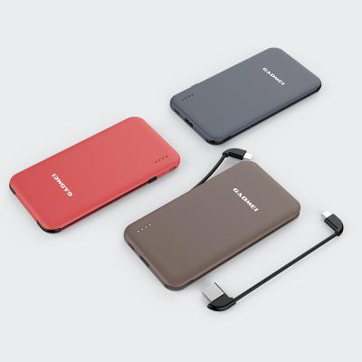 China Mini Power Bank Card Micro Power Bank 5000mah 3.7V/5000mAh Ultra Thin Paper Power Bank for sale