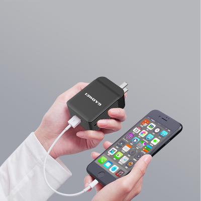 China ABS 2 in 1 power bank and power bank wall charger 3000mah power bank for sale