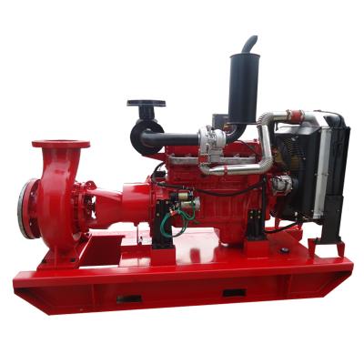 China DEFU ISO-4 series 4 inch back compact centrifugal pump set for fire fight for sale