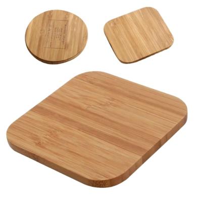 China Customized Bamboo Eco-friendly Portable Eco-friendly Or Wooden Wireless Charger For Smart Phones for sale