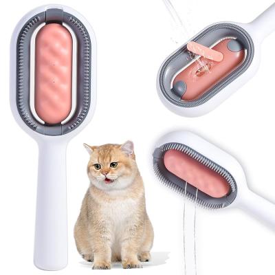 China Stocked Universal Grooming Shedding Tool Long Short Haired Dog Cat Hair Brush for Small Medium Large Pets for sale