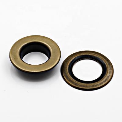 China 28mm Nickel Free Flat Surface Curved Edge Grommet For Clothes Shoes Leatherware Curtain for sale