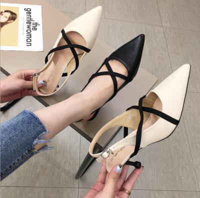 China Wholesale Fashion Trend GZY Women High Heel Shoes Ladies Heel Shoes Low Price Stock Lot for sale