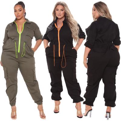 China Breathable Washed Long Sleeve Stockings Pants Plus Size Women's Overalls Cotton Drawstring Women's Clothing for sale