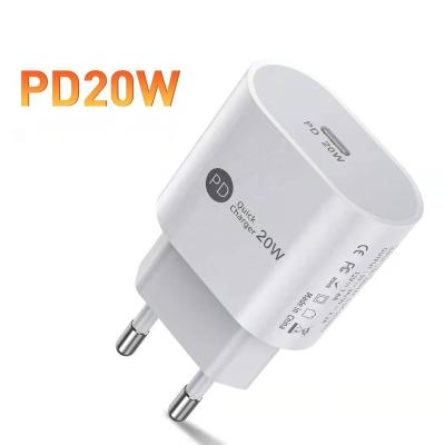 China Type-C Interface Mobile Phone PD20W Mobile Phone Charger 9V-2.2A Fast Charging Head for sale