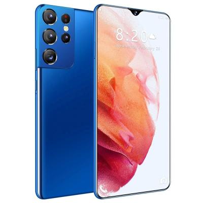 China Dual SIM Card New Original Unlocked Smartphone S21 8+256gb With Dual Sim Card Face Id Unlock Android 10 Mobile Phone 5g for sale