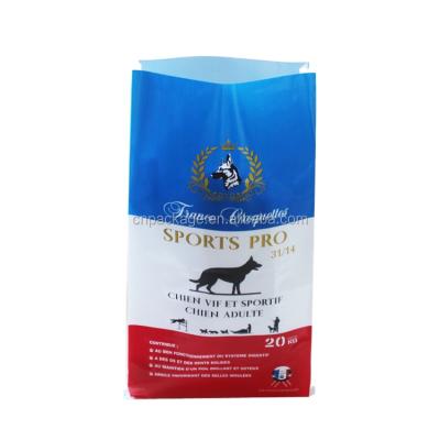 China 5Kg High Quality Moisture Proof Moisture Proof And Cheap Size Color Printing Logo And Gusset To Accept Customized BOPP/PP Dog Feed Woven Bag for sale