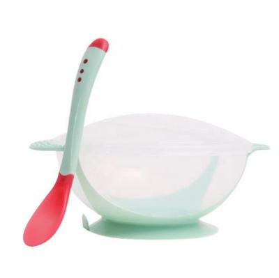 China BPA Free Baby Tableware Suction Bowls Newborn Baby Feeding Food With Spoon for sale