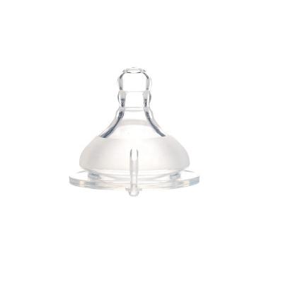 China BPA Free Liquid Rubber Wide Bore Silicone Baby Bottle Nipple for sale