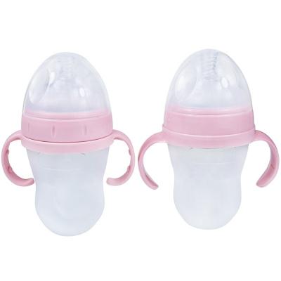 China BPA Free Factory OEM/ODM Silicone Baby Bottle With Good Price For Sale for sale