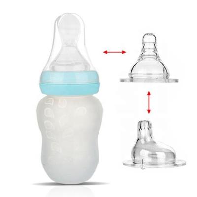 China BPA Free Silicone Baby Bottle Feeder High Quality Customized Spoon For Sale for sale