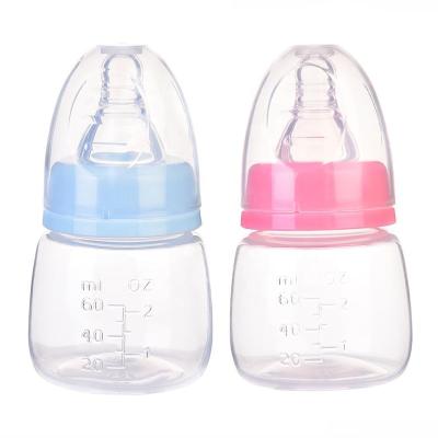 China BPA Free BPA Free Factory Directly Sell Cute 60mm Mini Wide Neck Baby Milk Bottle With Customized Service for sale