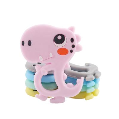 China Soft Toy Funny Gift Food Grade Soft Silicone Baby Teether Toy For Little Baby for sale