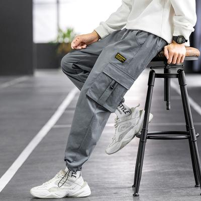 China AF1856 2021 Autumn New Sustainable Leisure Handsome Sports Pants Fashion Loose Leg Mens Pants for sale