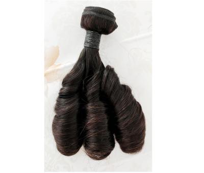 China FUMI Hotsale funmi hair funmi ginger gray tape in extension frontal curly wigs lace front virgin human hair straight bundle for sale