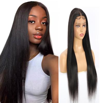 China Swiss Straight 13x4 Lace Front Wigs, Brazilian Straight Human Hair Wigs, 100% Virgin Cuticle Aligned Hair Lace Wigs for sale