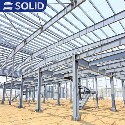 China Steel Easy Modular Workshop Factory Foundation Factory Warehouse Buildings Prefabricated Steel Structure System for sale