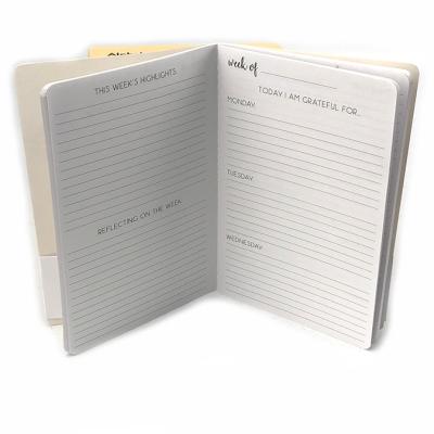 China Custom Hardcover Book OEM Notebook Printing Student Notepad Kraft Cover Wire Tight Notebook for sale