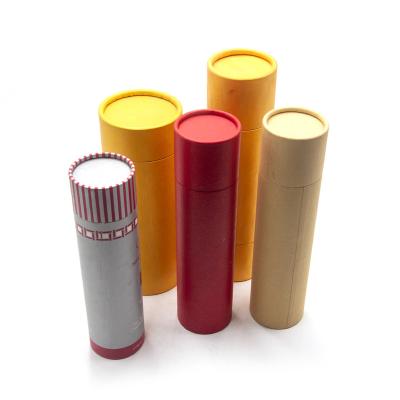 China Recycled Materials Around Kraft Paper Tube Packaging For Postage Tubes Kraft Paper Cardboard Mailing Tube for sale