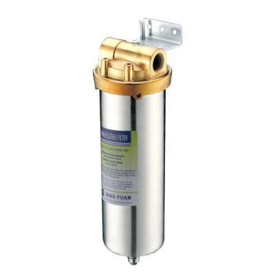 China Commercial HONG HUI HPB-10C Household Water Filtration System 304 Stainless Steel Water Filter Housing for sale