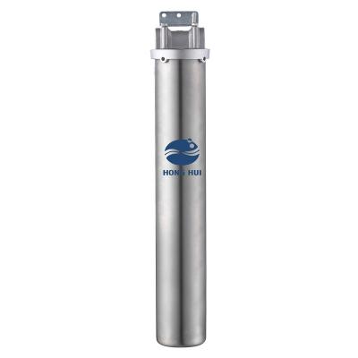 China Commercial HONG HUI HN-20B Stainless Steel Filter Housing 20 Inch Filter Housing Clear Water Filter Housing for sale