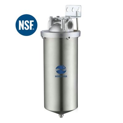 China Commercial HONG HUI NSF HMF-10C Stainless Steel 304 Jumbo Size Filter Housing Water Filter Housing for sale