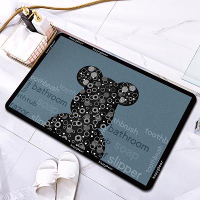 China Durable Bathroom Decor Rectangle Bathroom Covers Non Slip Bath Mat For Tub for sale