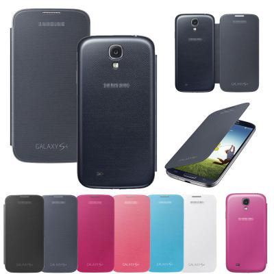 China El caso de la parte posterior de la batería del tirón del cuero de la PU para la galaxia S4 I9500 de Samsung libera la película en venta