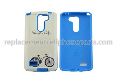 China TPU con el caso del protector de la parte posterior del azul para LG L80/D331/D335/D337 en venta