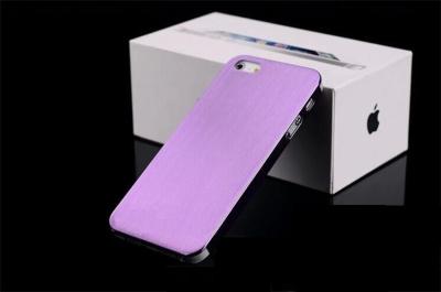 China Purple Thin Titanium Alloy  Iphone Metal Covers Back Hard Case For IPhone 5 5S 4S for sale