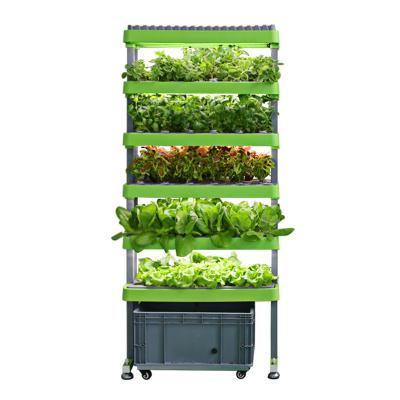 China Home Use Smart Home Mini Farming Indoor Hydroponics System with LED Light hydroponic irrigation system for sale