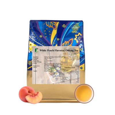 China White Peach Tea Bags From LMC Taiwan Supplier Flavored Oolong Tea Recommended for sale