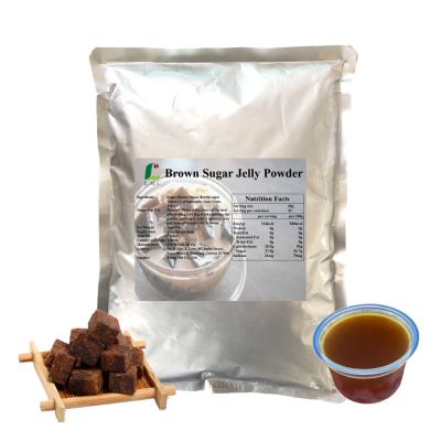 China Caffeinated Ready To Ship LMC Taiwan Bubble Tea Supplier Brown Sugar Jelly Powder for sale