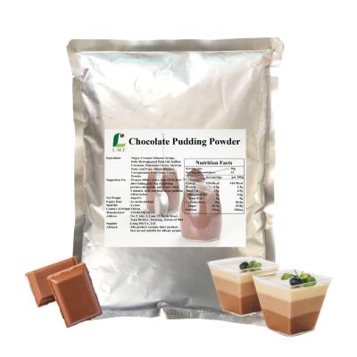 China Instant Glucose LMC Taiwan Bubble Tea Supplier Chocolate Pudding Powder for sale