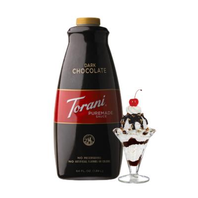 China Ready To Ship LMC Taiwan Supplier Torani Puremade Dark Chocolate Cream Dessert Sauce RTST0022-6 for sale