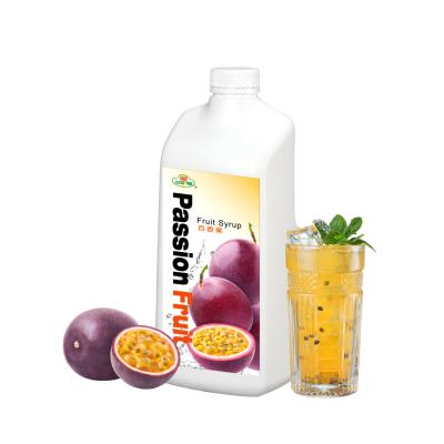 China LMC Taiwan Supplier Passion Fruit Natural Passion Fruit Syrup - 2.5 Kg/Bottle Fruit Juice Concentrate Syrup for sale