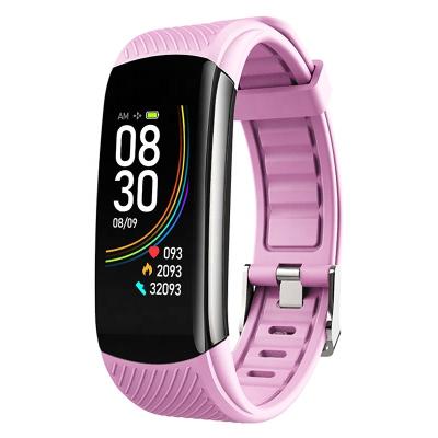 China Build in Temperature Sensor Heart Rate Monitor Sport Bracelet Health Fitness Tracker Smart Wristband Wristbands for sale