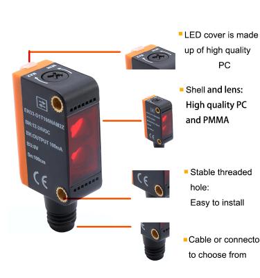 China New Launched Industrial Automation Photoelectric Sensor for sale