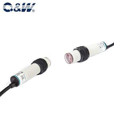 China Industry application G18 5m detection distance M18 NPN/PNP NO/NC/NO+NC by beam photoelectric sensor for sale