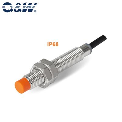 China Downhole M8 Industrial Automation 2mm/4mm NPN/PNP NO Waterproof Proximity Sensor for sale